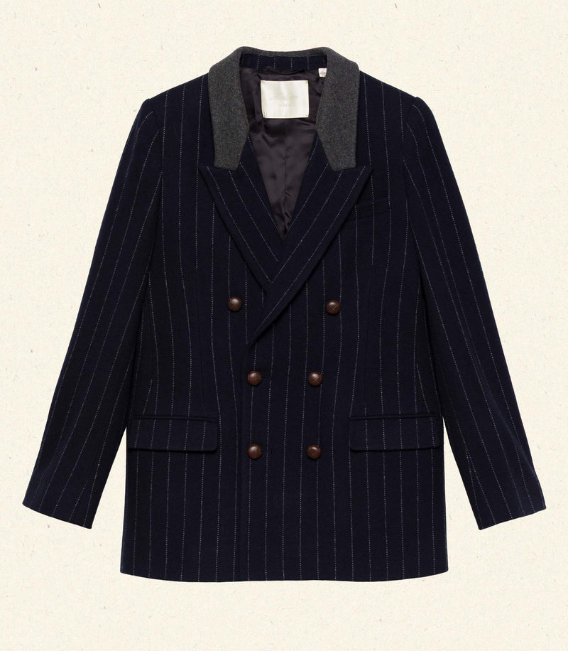 DUCCIO BLAZER -- MARIANNE PINSTRIPE