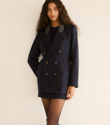 DUCCIO BLAZER -- MARIANNE PINSTRIPE