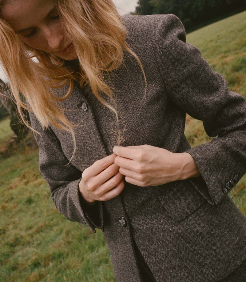 LENNON BLAZER -- ENGLISH HERRINGBONE