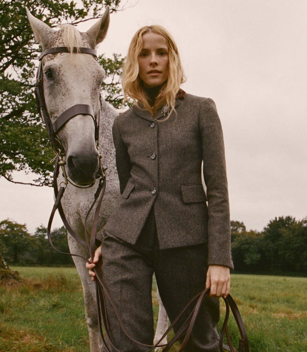 LENNON BLAZER -- ENGLISH HERRINGBONE