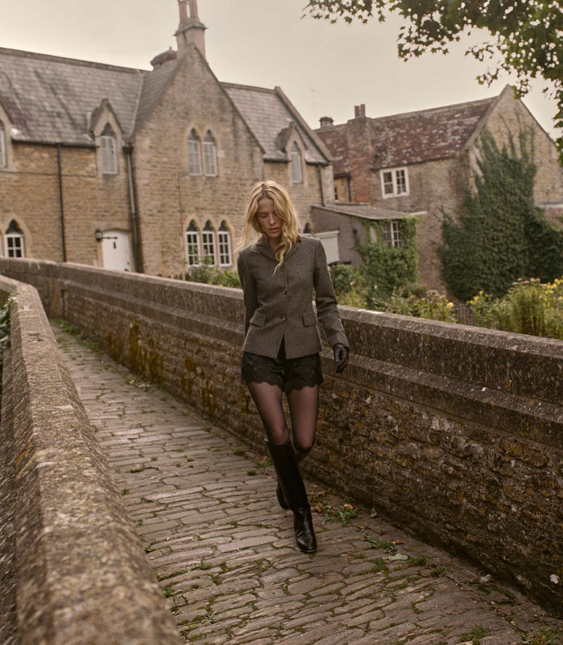 LENNON BLAZER -- ENGLISH HERRINGBONE