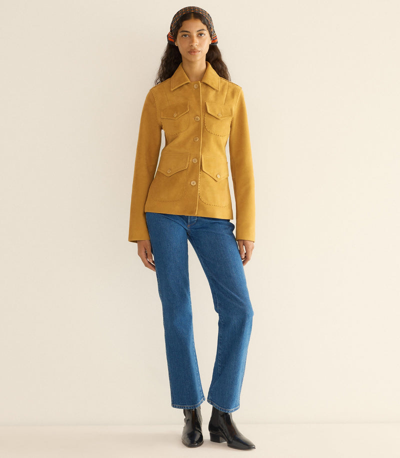 VARTAN JACKET -- WILD CHICORY